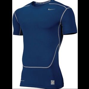 Nike Pro Combat Base Layer Purple Shirt